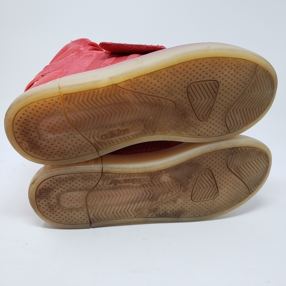 Adidas Tubular Invader Strap red high tops size 6.5 - Picture 8 of 9